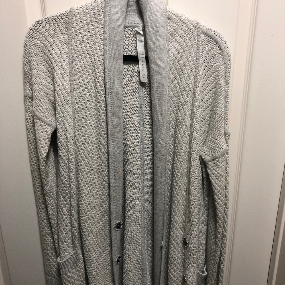 Lululemon Light Grey Cardigan
